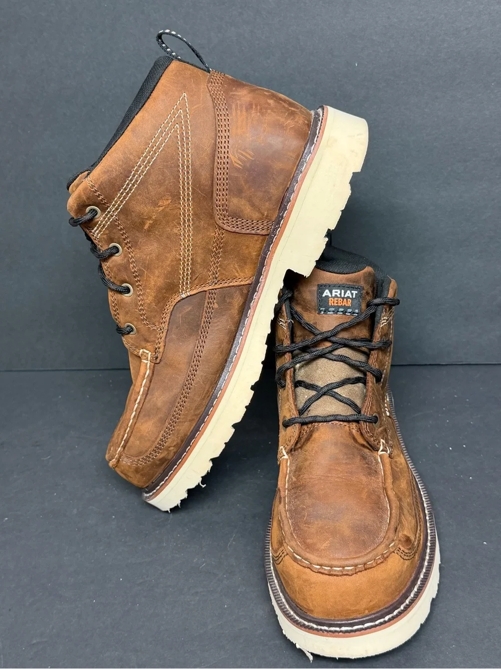 Ariat MEN'S Rebar Lift Chukka Composite Toe Work Boots Size 11D